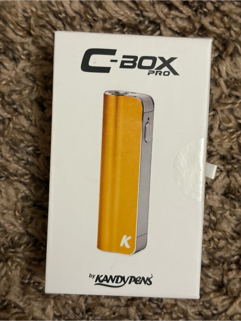 Gold C box by Kandy Pens NIB, Metal